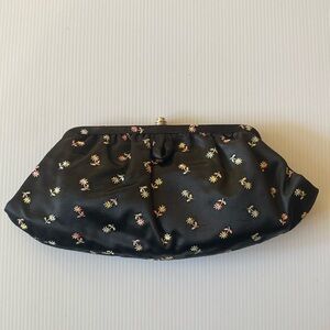 VTG Charles Kahn Satin Clutch Purse Handbag